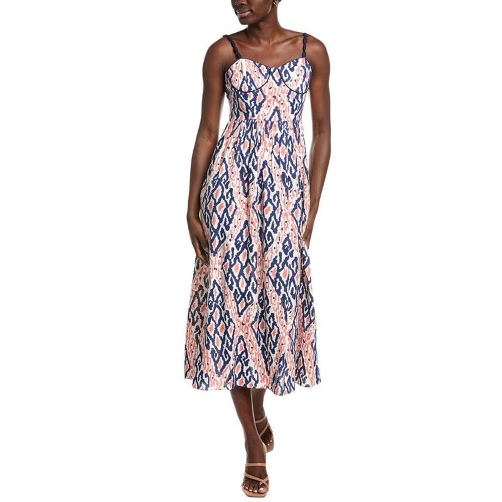 Garrie B Womens  Novelty Strap Midi Dress, Purple